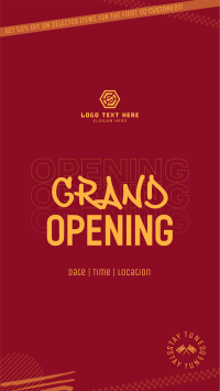 Street Grand Opening Instagram Story