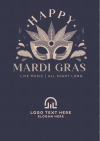 Mardi Gras Party Flyer