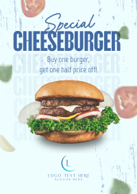 Special Cheeseburger Deal Poster