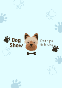 Yorkie Dog Show Flyer