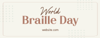 International Braille Day Facebook Cover