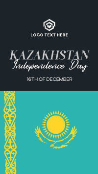 Ornamental Kazakhstan Day YouTube Short Image Preview
