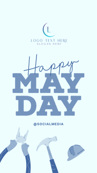 Happy May Day Facebook Story