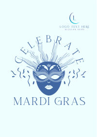 Masquerade Mardi Gras Flyer