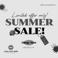 Tropical Summer Sale Linkedin Post