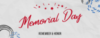 Memorial Day Doodle Facebook Cover