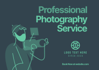 Professional Cinematographer Postcard