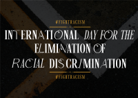 Eliminate Racial Discrimination Postcard