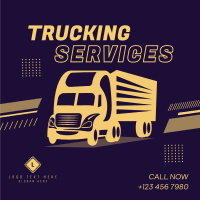 Truck Delivery Services Instagram Post