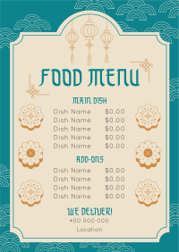 Modern Menu example 1