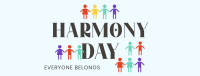 People Harmony Day Facebook Cover Design