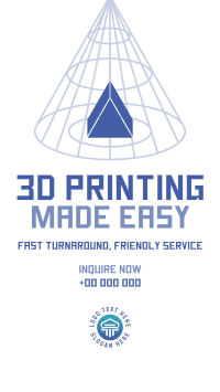 3D Printing Service Facebook Story Design