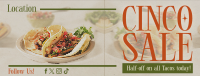 Cinco De Mayo Food Promo Facebook Cover