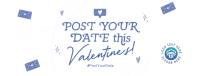 Your Valentine's Date Facebook Cover Design