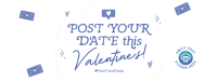 Your Valentine's Date Facebook Cover Image Preview