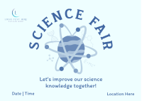 Science Fair Event Postcard