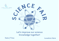 Science Fair Event Postcard