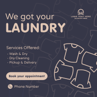 We Got Your Laundry Instagram Post