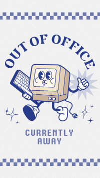 Retro Out Of Office Instagram Reel Image Preview