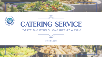 Sophisticated Catering Service Animation Design