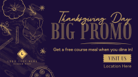 Hey it's Thanksgiving Promo Facebook Event Cover