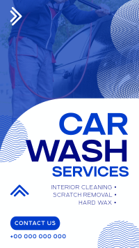 Minimal Car Wash Service Facebook Story