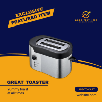 Great Toaster Instagram Post