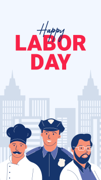 Happy Labor Day Facebook Story