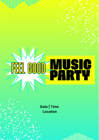 Feel Good Party Flyer