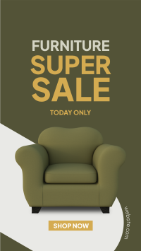 Furniture Super Sale Instagram Story