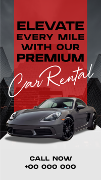 Modern Premium Car Rental Facebook Story