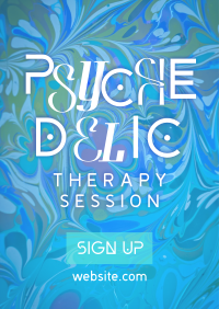 Psychedelic Therapy Session Flyer