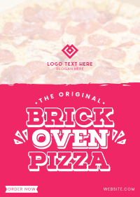 Fresh Oven Pizza Poster