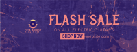 Guitar Flash Sale Facebook Cover Image Preview