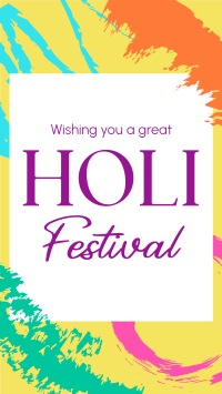 Holi Festival Facebook Story