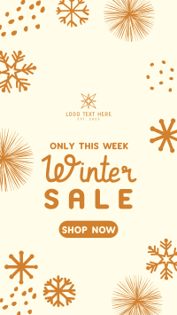 Decorative Winter Sale Instagram Story