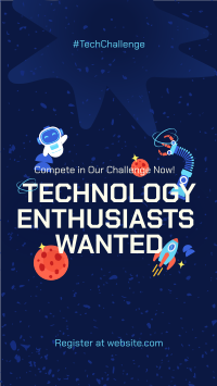 Technology Challenge Instagram Story Design