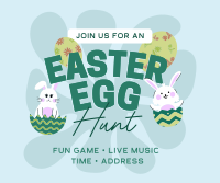 Egg-citing Easter Facebook Post Design