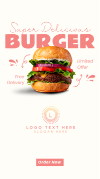 The Burger Delight Instagram Story