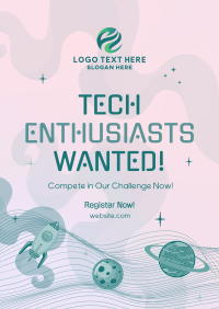 Cosmic Tech Enthusiasts Flyer