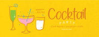 Cocktails Facebook Cover Image Preview