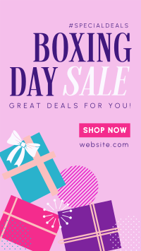 Boxing Day Special Deals Instagram Reel Image Preview