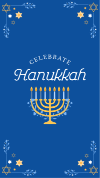 Hannukah Celebration Facebook Story