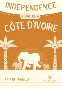 Ivory Coast Independence Day Poster