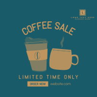 Coffee Sale Instagram Post