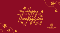 Thanksgiving Leaves Facebook Event Cover