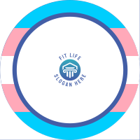 Simple Trans Pride YouTube Channel Icon Image Preview
