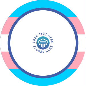 Simple Trans Pride YouTube Channel Icon Image Preview