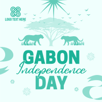 Gabon Independence Day Instagram Post