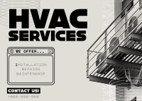 Y2K HVAC Service Postcard